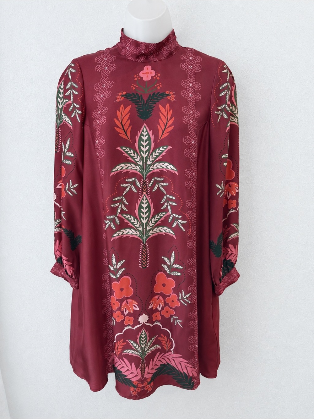 Jade Johnny Was Dress XS Kalova Silk Blend NWT Caleta Floral